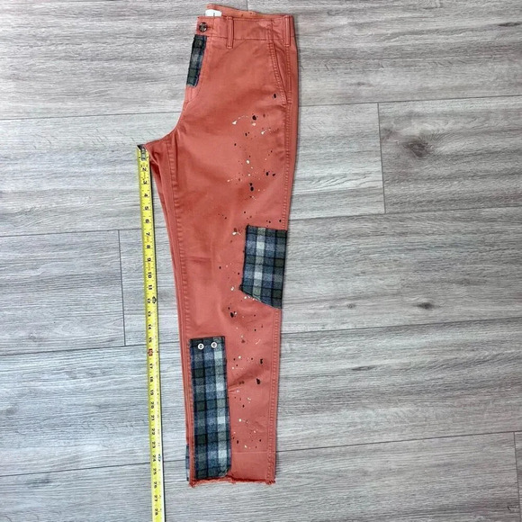 TVI Handmade In Los Angeles Women's Pink‎ Pocket Detail  Patched Pants - Picture 8 of 8